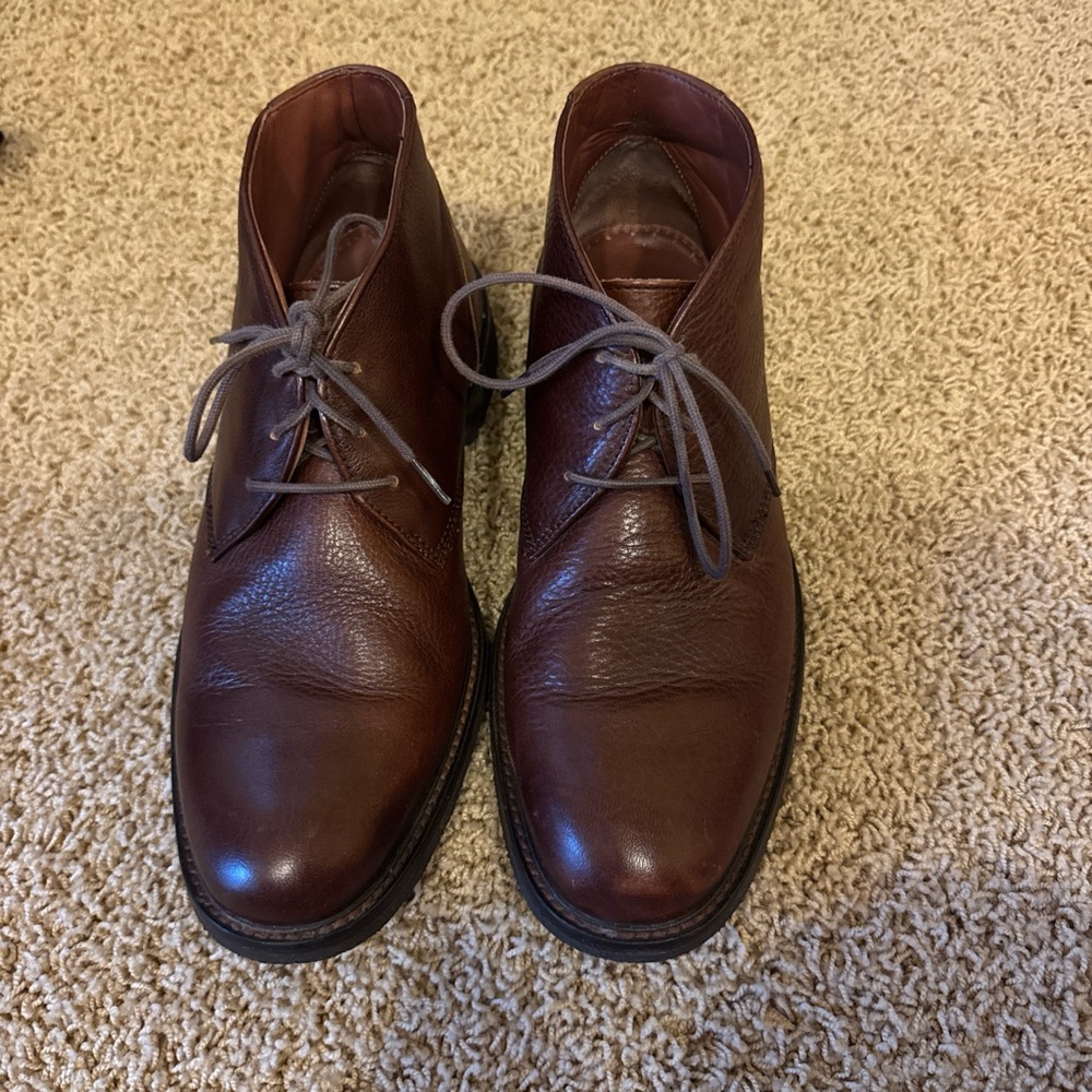 Men's Brown Leather Chukka Boots
